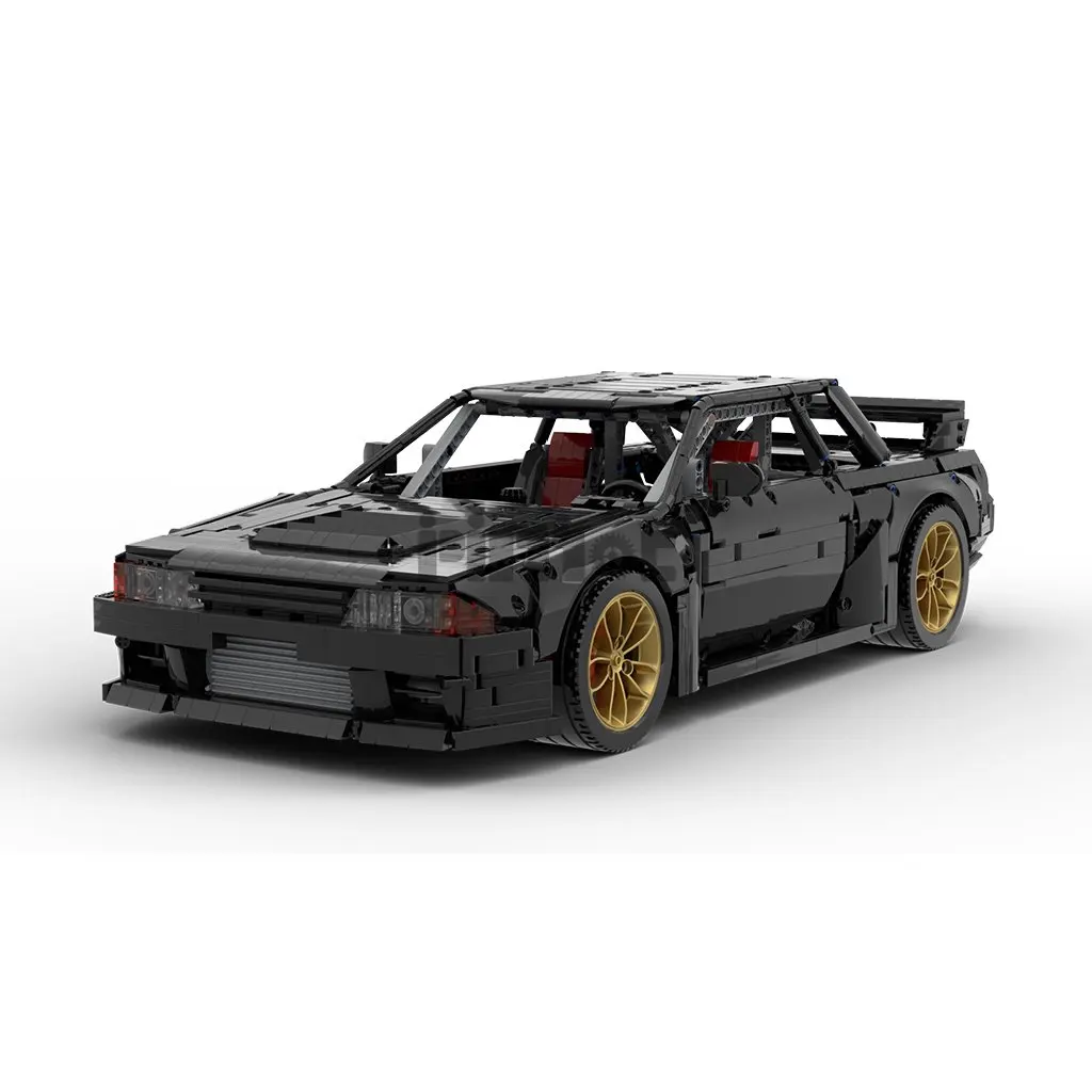 GTR Skyline Building Block Technology Assembly, Moc-62624, Super Run, 3655pcs, descrição eletrônica, emenda