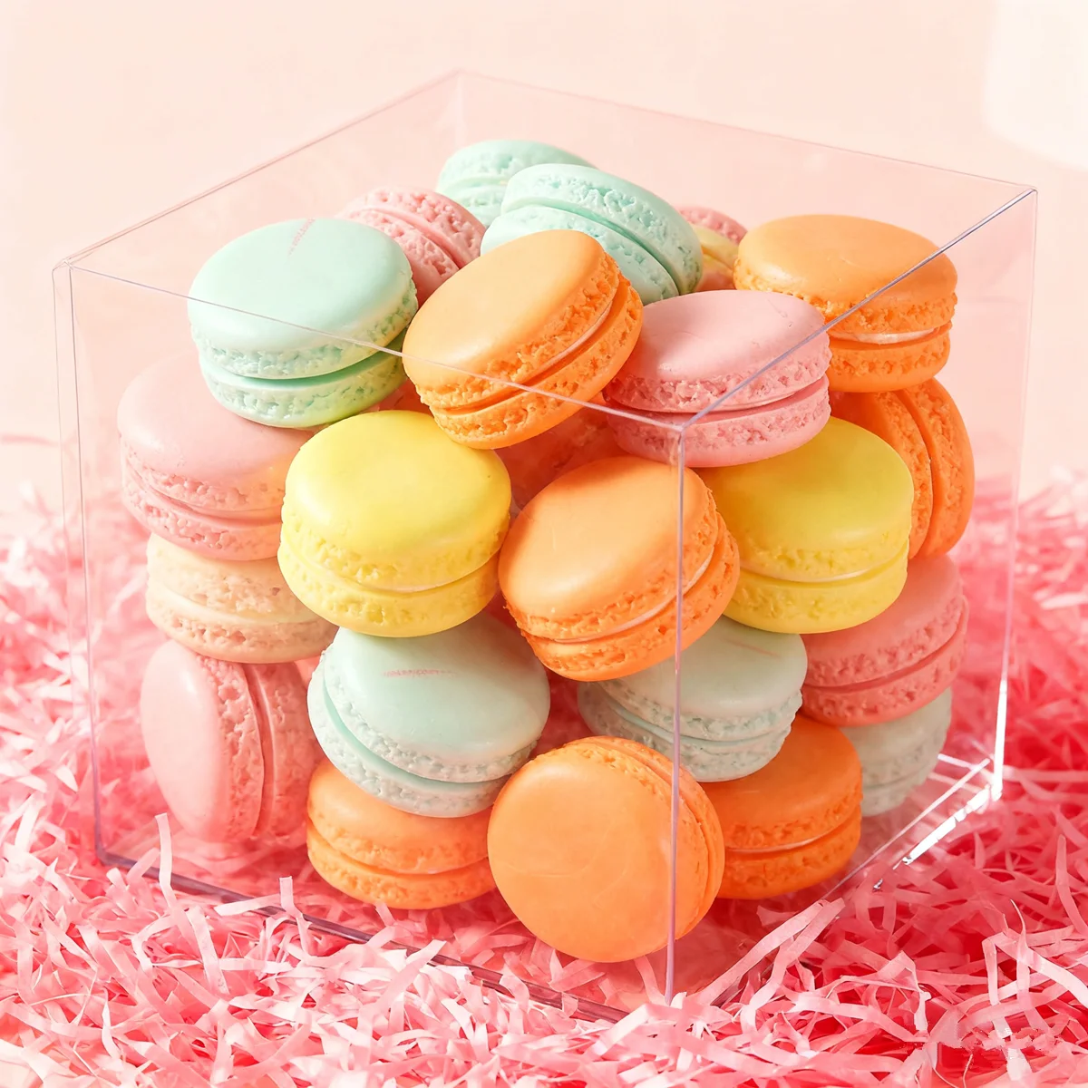 3 Stück 3,5 cm realistische gefälschte Macaron-Modellbonbons – französische Dessert-Requisite aus PVC für Präsentation, Fotografie, Partydekoration und TikTok-Videos – Detail 5