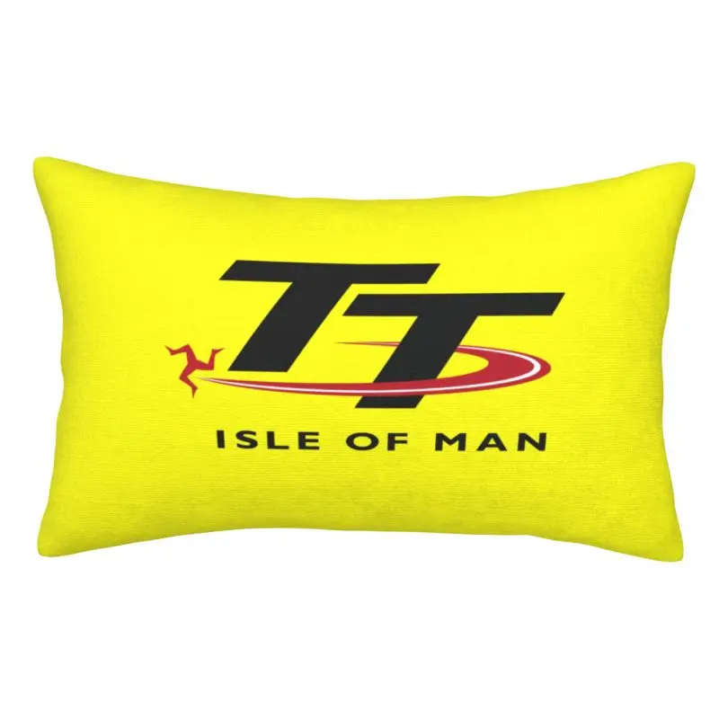 

Custom Fashion Isle Of Man TT Races Cushion Covers Velvet Motorcycle Sport Pillowcase for Bed Sofa Rectangle Pillowcase