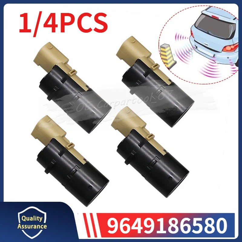 1/4PCS PDC Parking Sensor 9649186580 For Peugeot 807 1007 Expert Partner Citroen Berlingo C2 C3 C4 C8 Xsara Picasso 9653139777