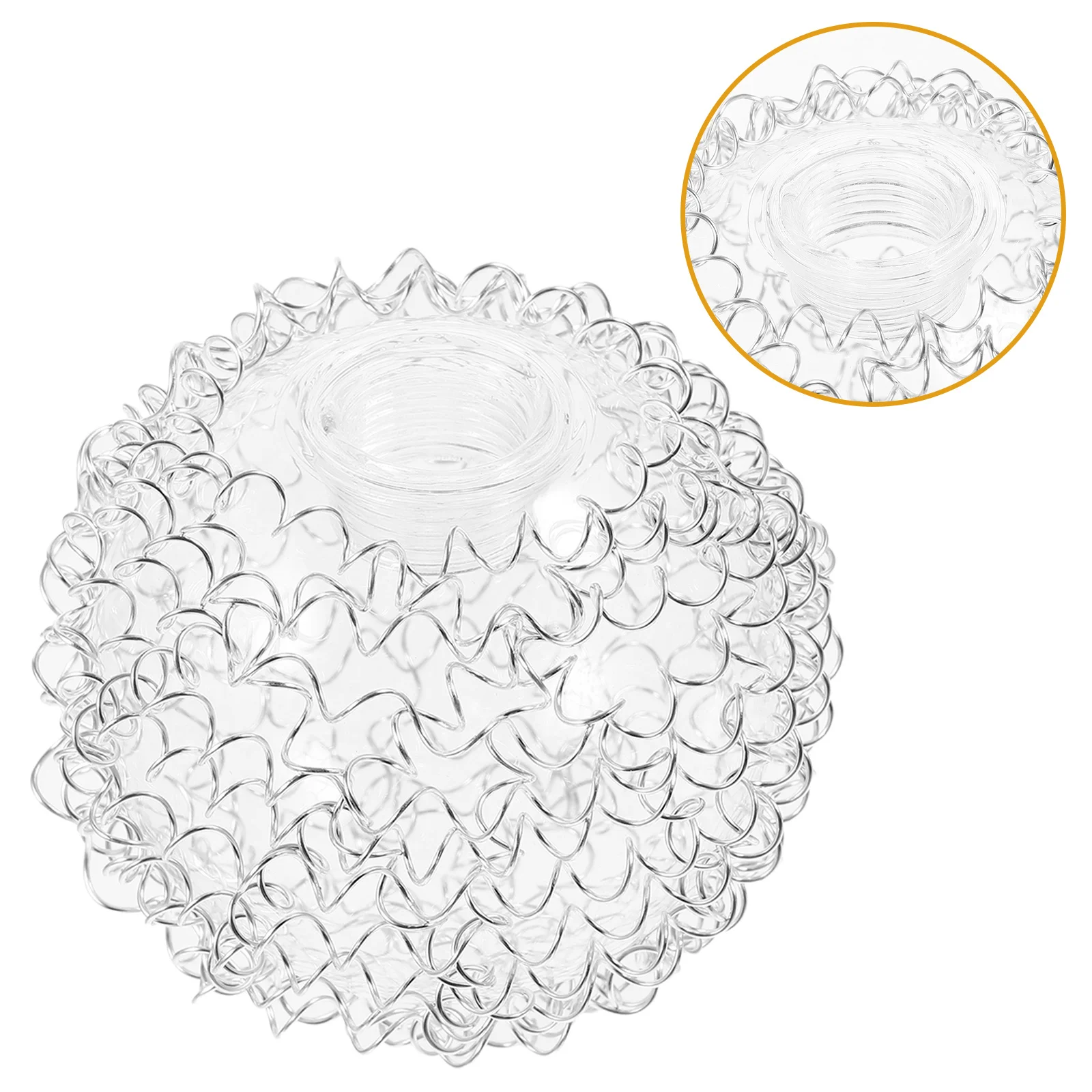 

Прочный алюминиевый проволочный глобус, стеклянный абажур, несколько сцен, элегантный декоративный абажур для люстры, подвесного потолка