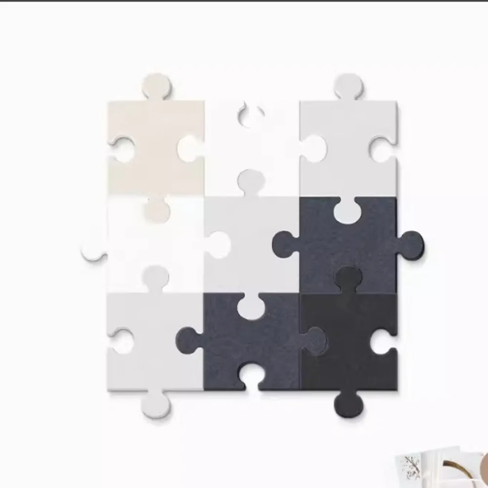 Creative Felt Wall Tiles Self Adhesive Sound Absorbing Board Decorative Memo Display Background For Living Room Interior