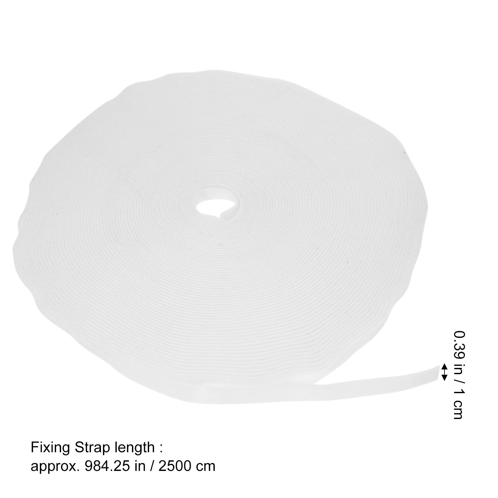 

1 Roll 25M Cable Organizer Self Adhesive Hook Loop Cord Management Strap for Wire Data Cords Reusable Fastening Ties