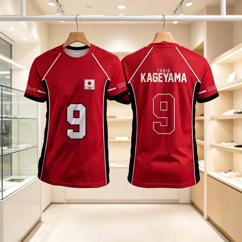 2026 Summer Volleyball Team Jersey Role-playing Top Harajuku Neutral Breathable Lightweight Quick Drying Tshirt Beach Surfing