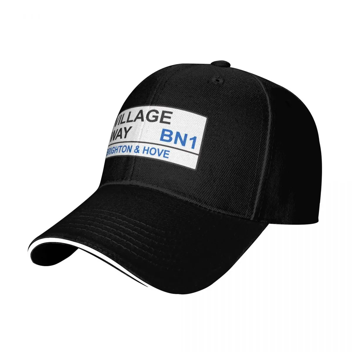 Brighton and Hove Football Team Village Way Street Sign Baseball Cap Men Women Casual Summer Sport Sun Cap