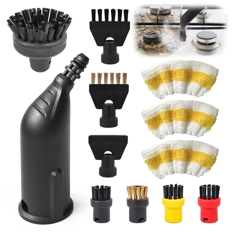 For Karcher Steam Cleaner Accessories Easyfix SC1 SC2 SC3 SC4 SC5 Accessories Round Brush Set Cleaner Replacement Parts