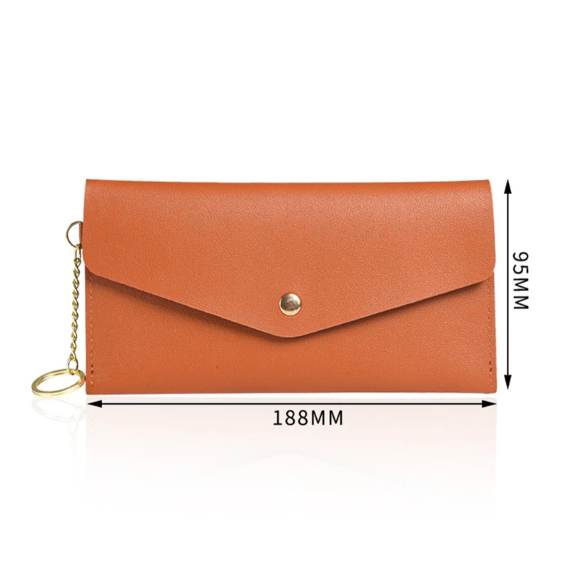 Fashion Hasp Wallets for Women Long Envelope Purses Handbags PU Leather Cards Holder Phone Clutch Bag Billfold Ladies Coin Purse