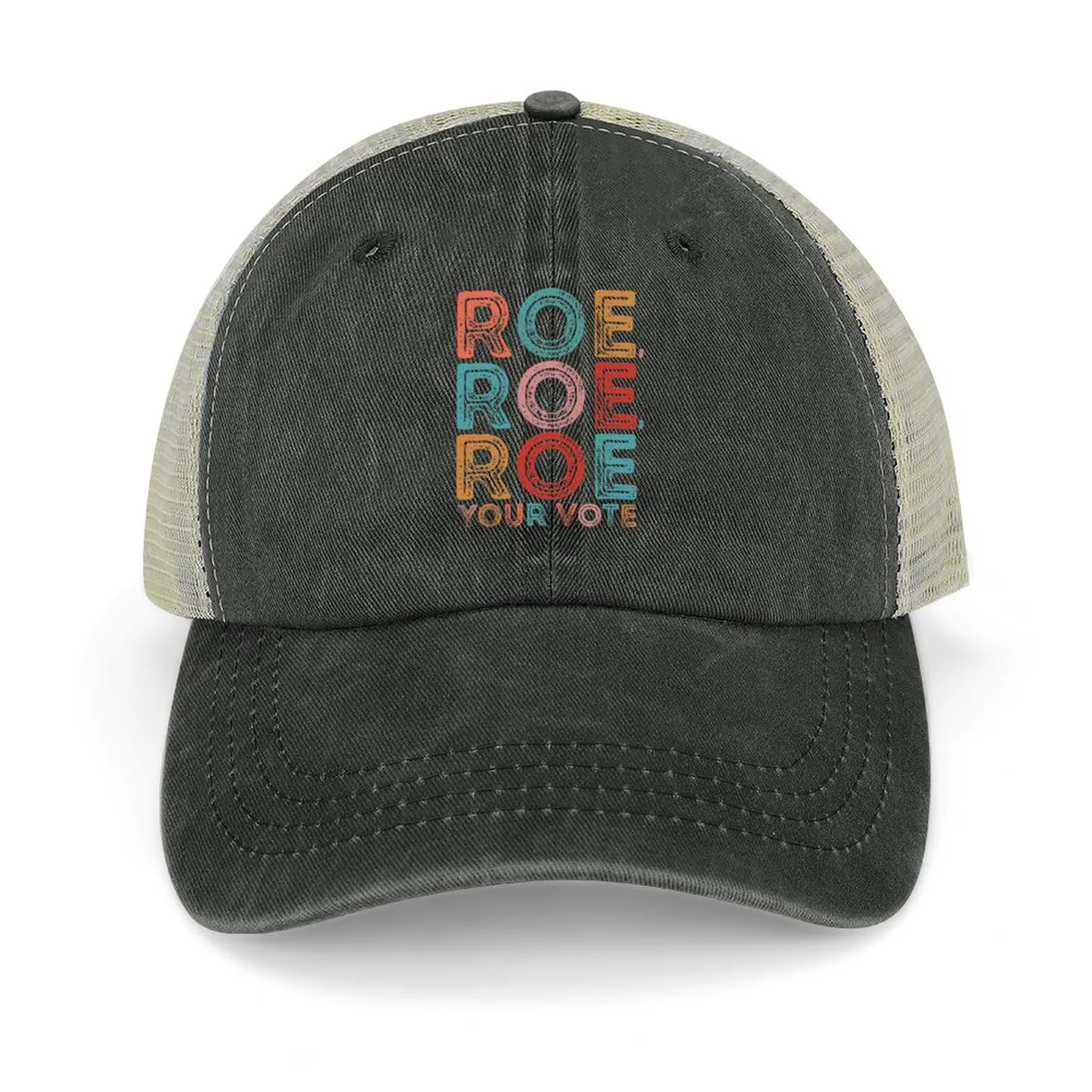 

Roe Roe Roe Your Vote Baseball Cap foam party Hat Mountaineering Rugby Rave Mens Women's