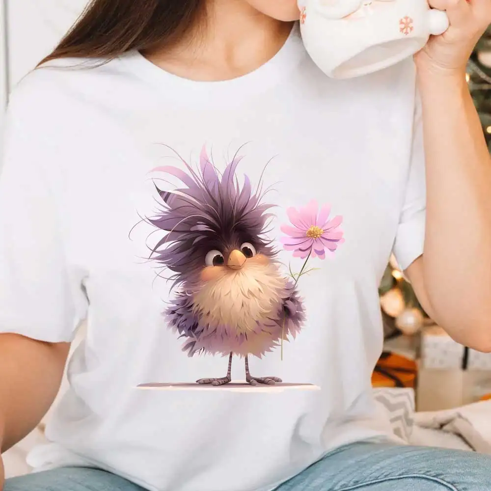 Colorful Bird Heat Transfer For Clothing DIY A-Level Washable T-shirts Iron-On Thermal Sticker Cartoon Children Patches Applique