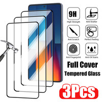 3PCS Full Cover Protective Glass For POCO F7 X7 F6 X6 M6 Pro Screen Protector For Xiaomi Poco F6 M6 X6 X7 Ultra Tempered Glass