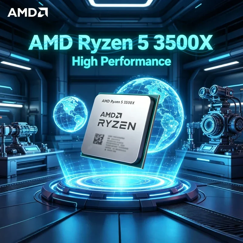 

AMD R5 3500X Desktop Processor Ryzen 5 3500X 3.6GHz 6 Core 6 Thread PN 100-000000158 AM4 CPU For Multitasking Office Desktop