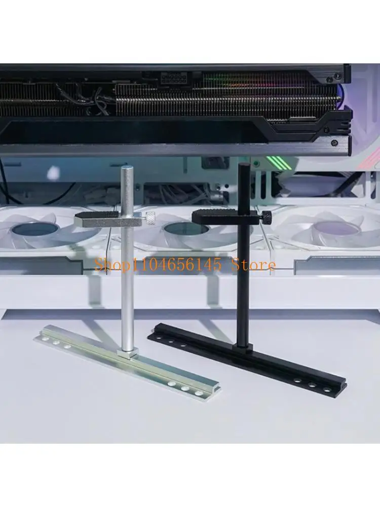652F Video Card Stand Easy Adjust Aluminum Graphics Card Bracket Single Layer Support