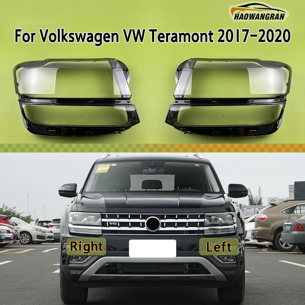 

Front Headlight Cover Headlamp Lamp Shell Transparent Lampshade Lens Plexiglass For Volkswagen VW Teramont 2017 2018 2019 2020