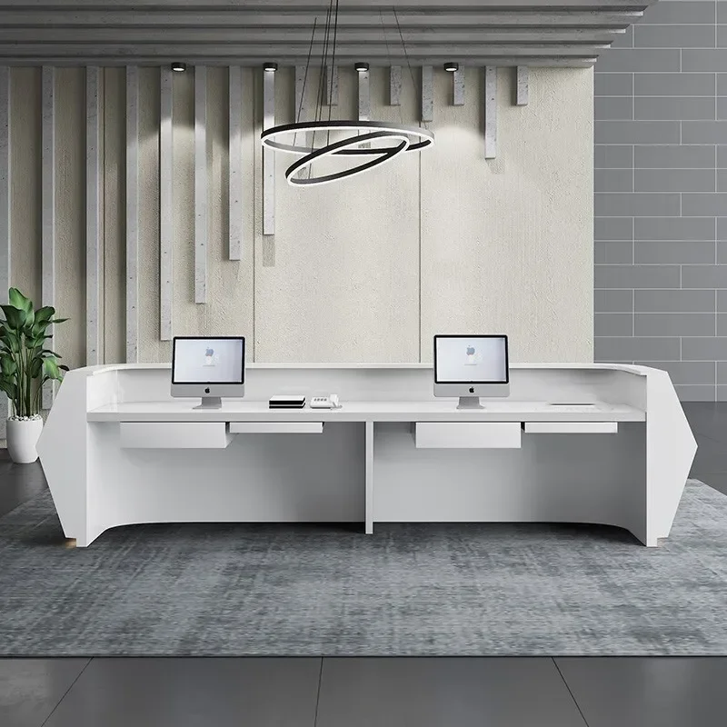 y9.4- Reception Desk Corporate Services Hotel Beauty Salon Creative Welcome Desk Training Institution Bar
