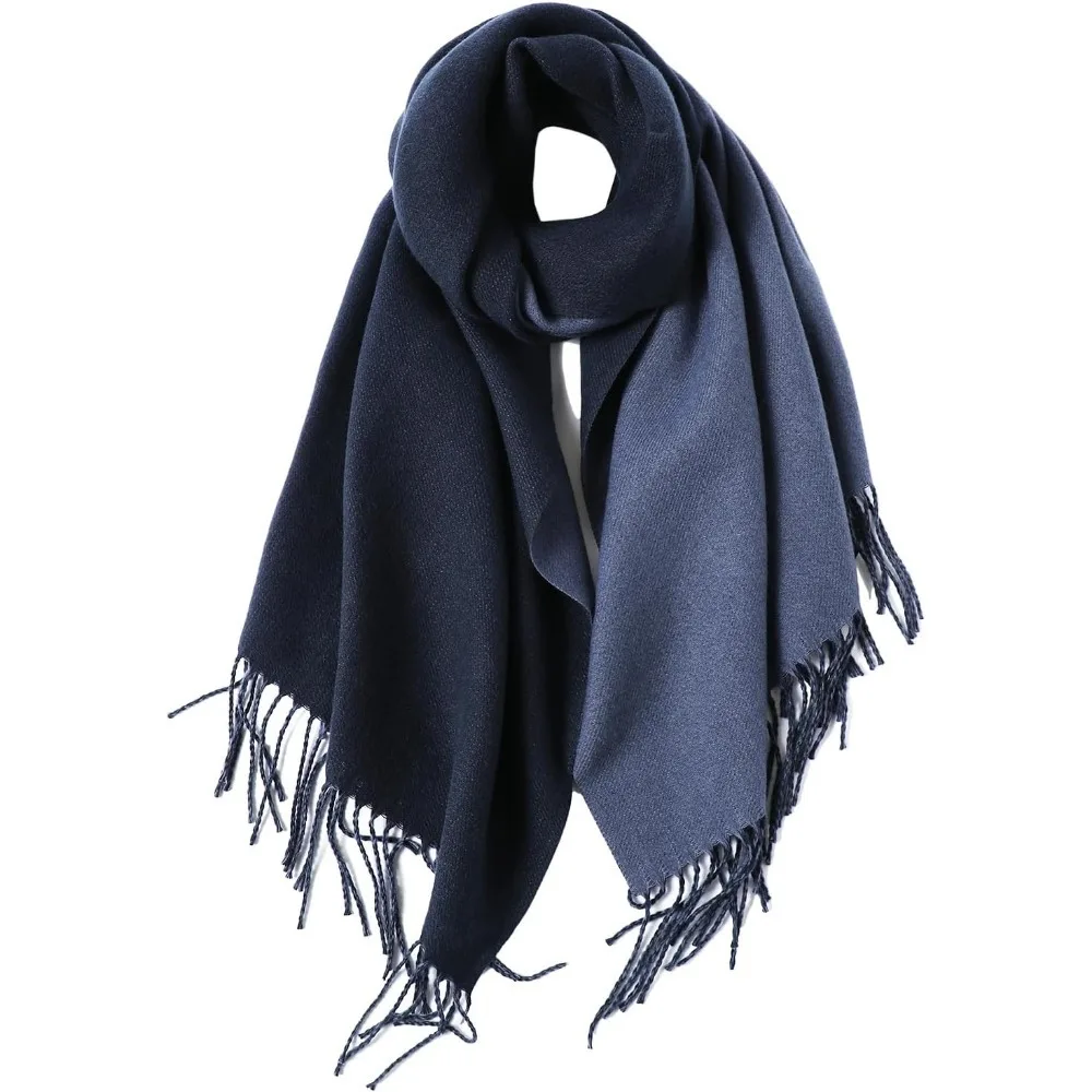 

Женский шарф, большие шали и накидки из пашмины, легкое одеяло, шарф для вечернего платья, теплый повседневный офис для путешествий