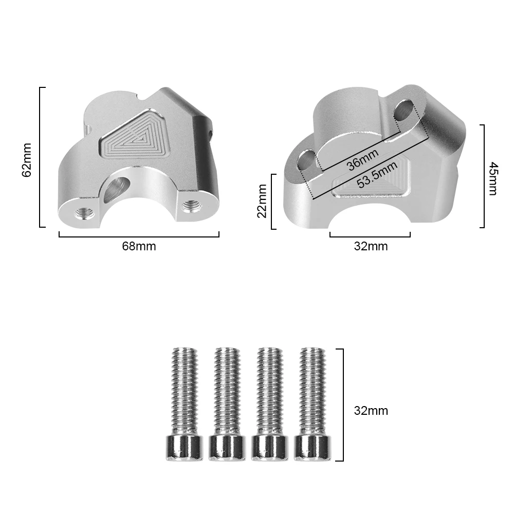 Handlebar Riser CNC For BMW R1200GS R1250GS R1250RS S1000XR R1200R Adventure ADV 32MM Motorcycle Handlebar Back Move Mount