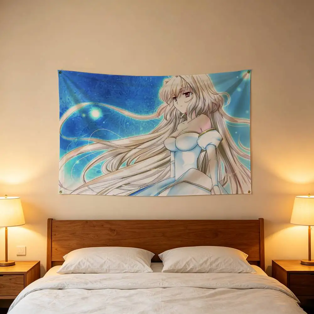 Arcueid Hisui Kohaku Tsukihime Flag Digital Printing Banner for Garage Wall Out Door