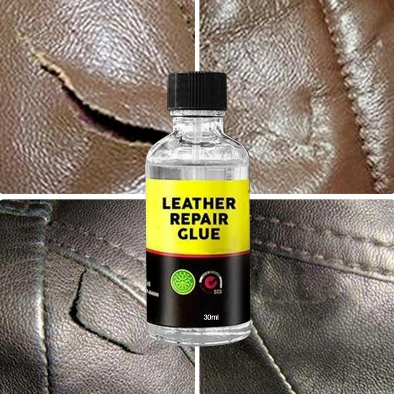 30ml/50ml Car Leather Scratches Repair Glue Strong Glue Auto Maintenance Quickly Repair Tools Car Sofa Leather Maintenance