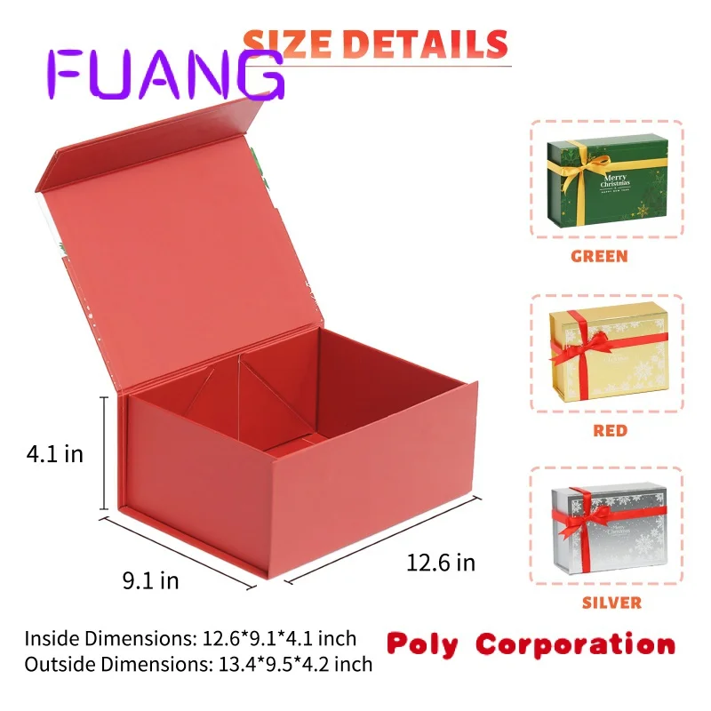 Custom  Guangdong Ready To Ship Luxury Christmas Gift Box Packaging for Mug Candle Jar Setpacking box for small business