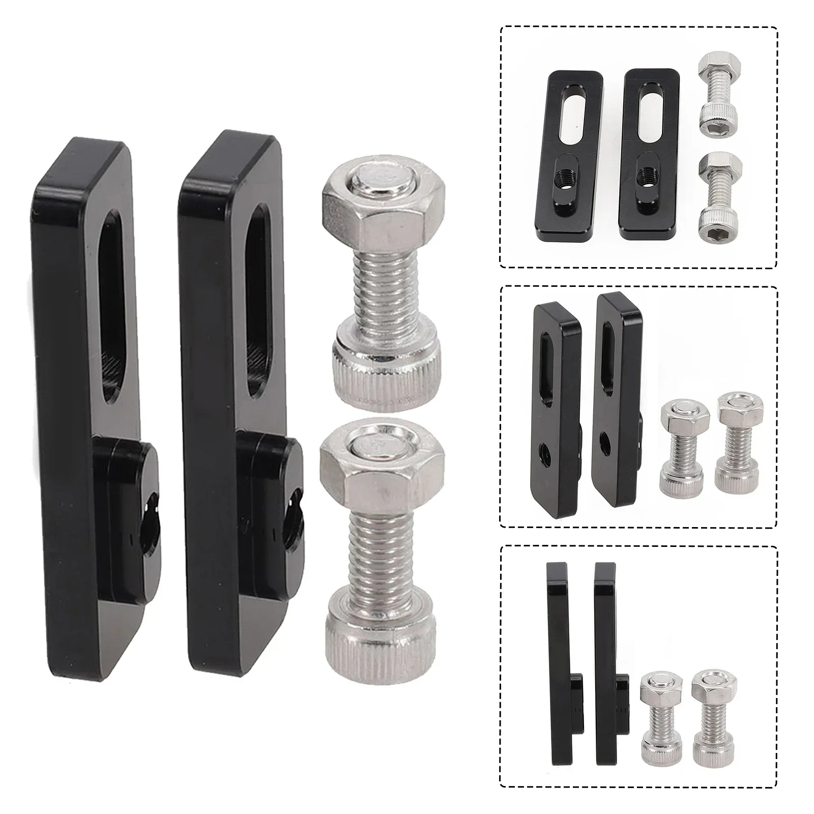 

Bicycle Components Bike Brake V Brake Extension Seats 406 To 451 49.5mm/1.9inch Aluminum Alloy Black Gold Parts