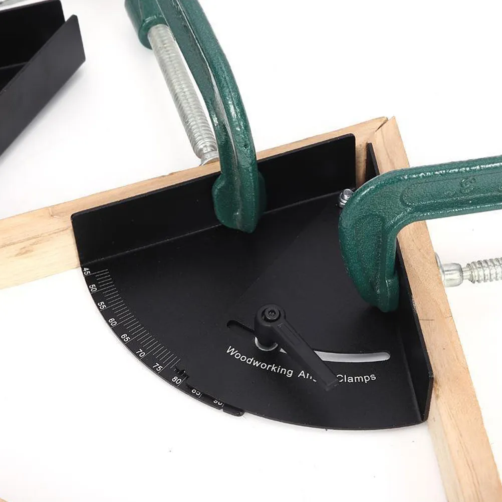 Corner Clamp 90 Degree Adjustable Aluminum Alloy Angle Ruler for Woodworking Cabinet Welding Framing Tools Corner Clamp