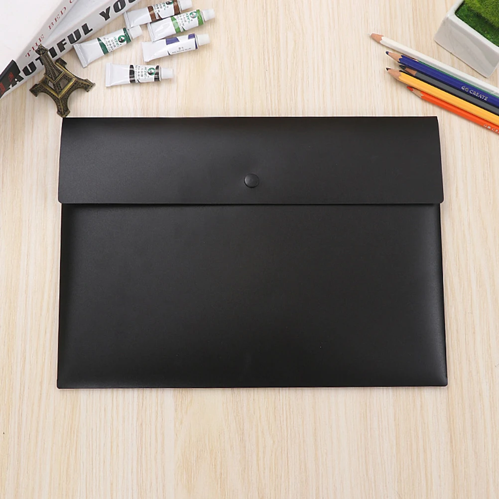 

4 Pcs Business Document Bag File Holder PP Material Office Travel Train Storage Documents Notes Pouch