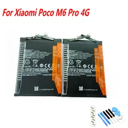 Original BM5T 3.89V 5000mAh Battery For Xiaomi Mi Poco X6 Pro 5G /M6 Pro 4G Redmi Note 13 Pro 4G Mobile Phone