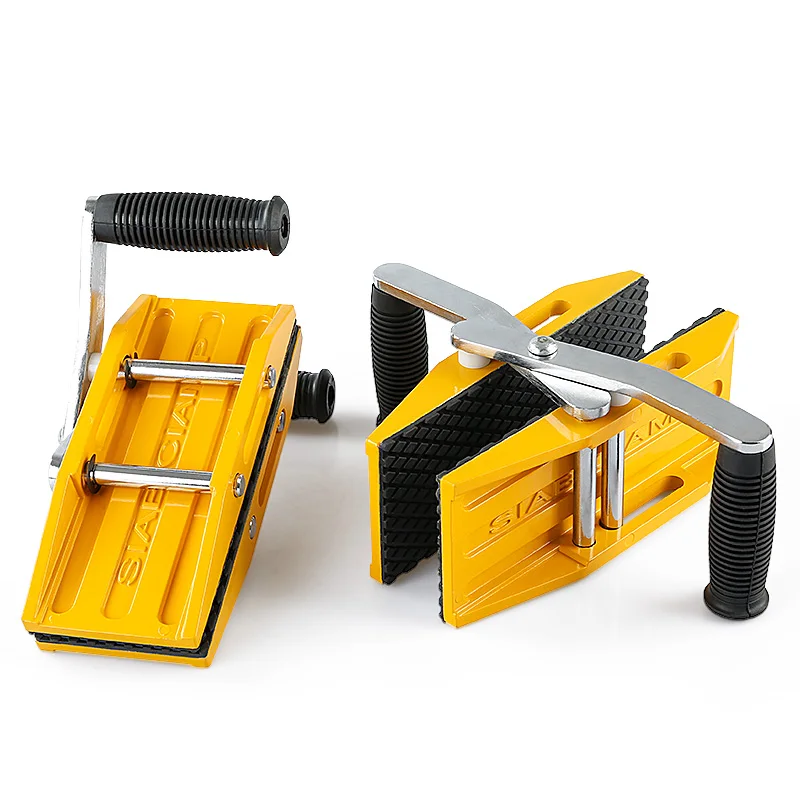 LOZLIN 2PCS Heavy-Duty Dual-Handle Slab Clamp Set Portable Tools - 771lbs/350kg Capacity for 0-2.36