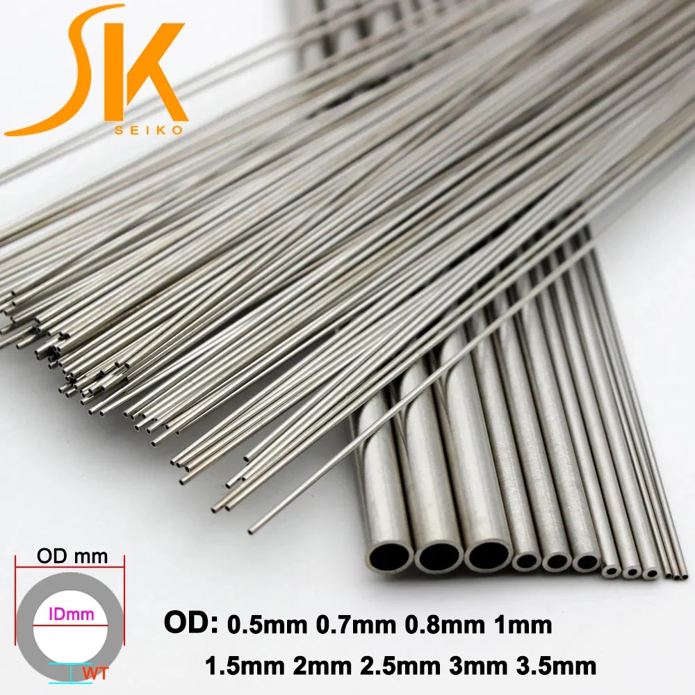 Tubo Capilar de 0.5 mm 0.8 mm mm 1.5 mm mm 2.5 mm mm 3.5 mm Comprimento 200 mm 250 mm 300 mm 500 Milímetros 28 Peças Aço Inoxidável 304