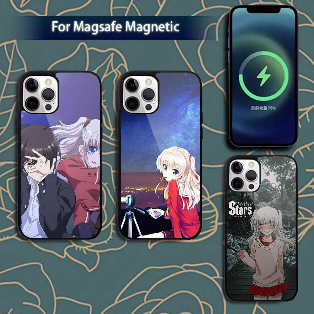 

C-Charlotte Phone Case For iPhone 17,16,15,14,13,12,11,Pro,Max,Plus,Mini,Magsafe,Magnetic Wireless Charging Case