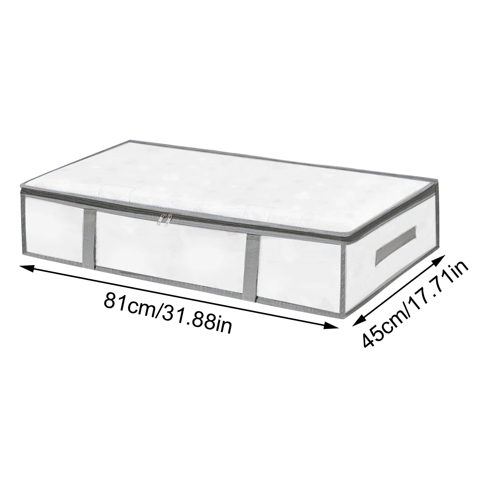 4-Pack Under Bed Storage Boxes,  Plastic  Storage Boxes,  Closet Organizers And Clothing Storage Bags Decoration Maison