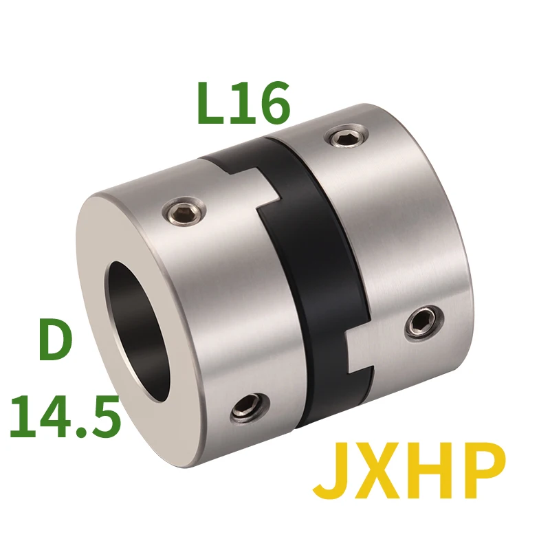 JXHP304 stainless steel D14.5L16cross slider coupling High precision motor rod aluminum bronze pad adjustment eccentric coupling