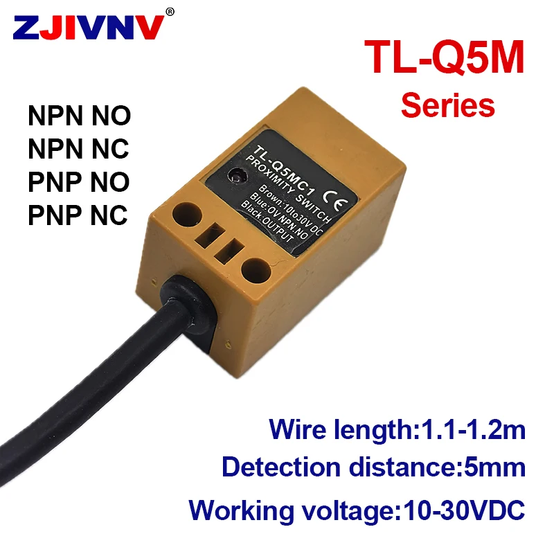 

Индуктивный датчик приближения NPN PNP с 3 Проводами, постоянный ток 12 В, 24 В, Индуктивный бесконтактный переключатель