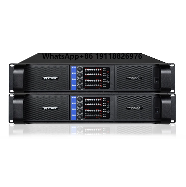 

Flash Sale 2u 4 Channel Stable Power Amplifier FP10000Q Stereo Digital Karaoke Amplifier 5000 Watts Professional Power