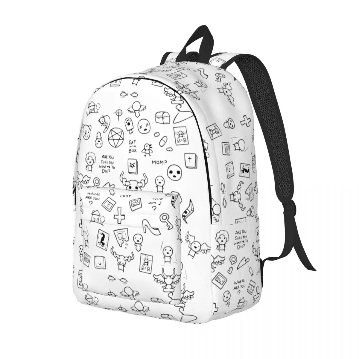The Binding Of Isaac Game Backpack Men Women Hiking Travel Daypack A Voice from Above Laptop Computer Shoulder Bag Lightweight