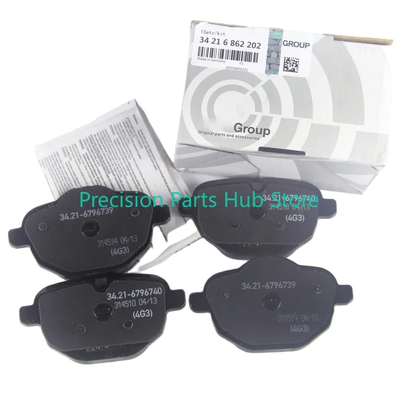 

OEM 34216862202 Rear Disc Brake Pad Set For BMW F10 F11 G31 G30 F90 G32 G11 G12 X3 X4 X5 Z4 i8
