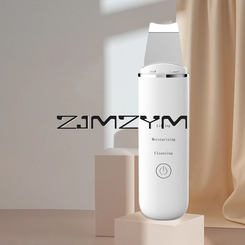 Purificador de pele impermeável ultra-sônico Máquina de limpeza facial Pá de descascar Limpador de poros faciais Máquina de elevação do purificador de pele facial