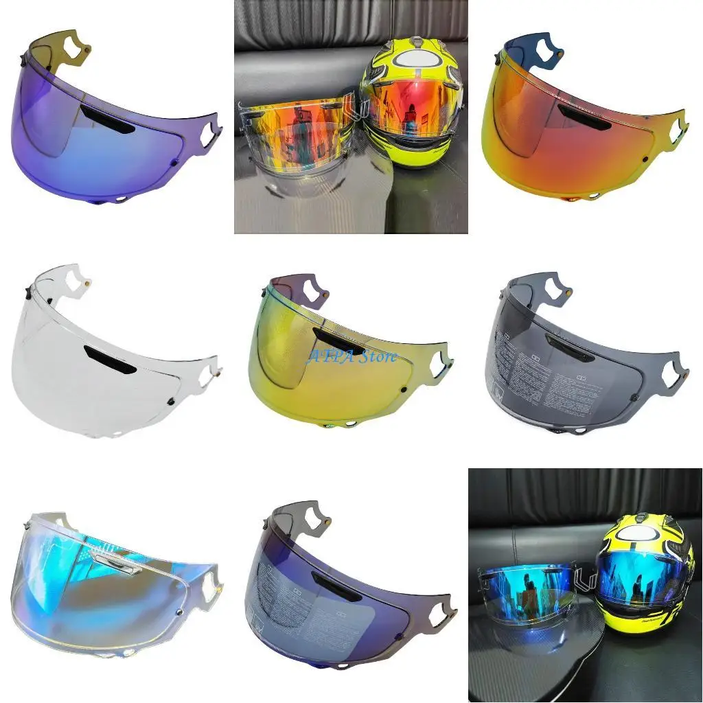 

U13C Helmet Visor Full Face Motorcycles Helmet Lens Replacement Lens for RX7X NE0