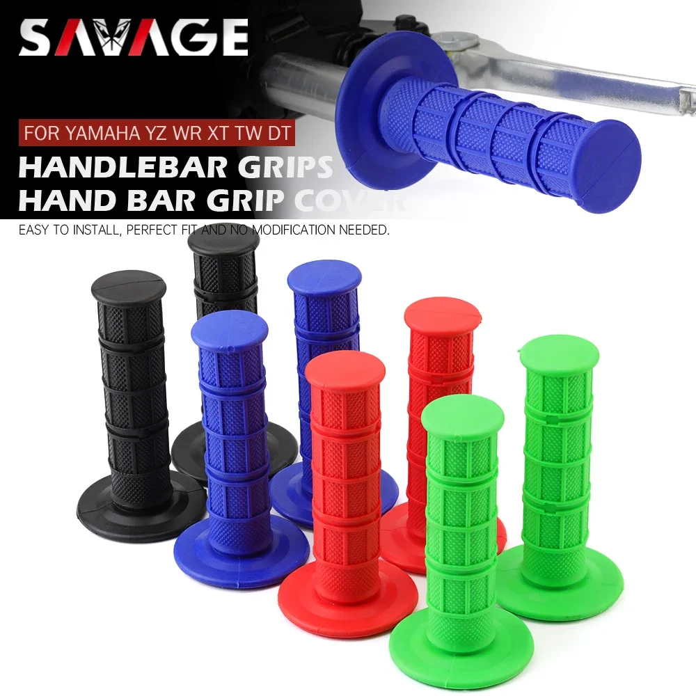 Anti-slip Handlebar Grip For YAMAHA YZ 65 80 85 WR TW 125 250 450 XT DT 200 225 Motorcycle Dirt Pit Bike Rubber Handle Bar Grips