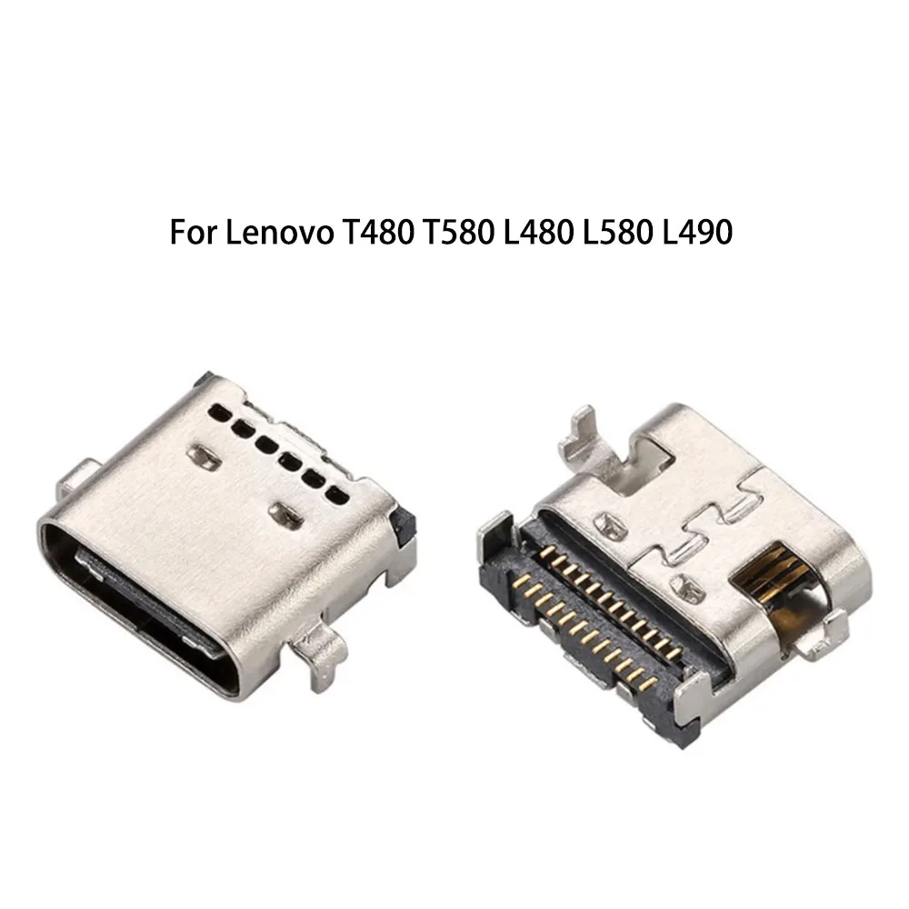 1PC For Lenovo ThinkPad L480 L580 T580 JD J01 Teclast T8 T30 T80 USB 3.1 Female 24p Type-C DC Power Charging Port Connector