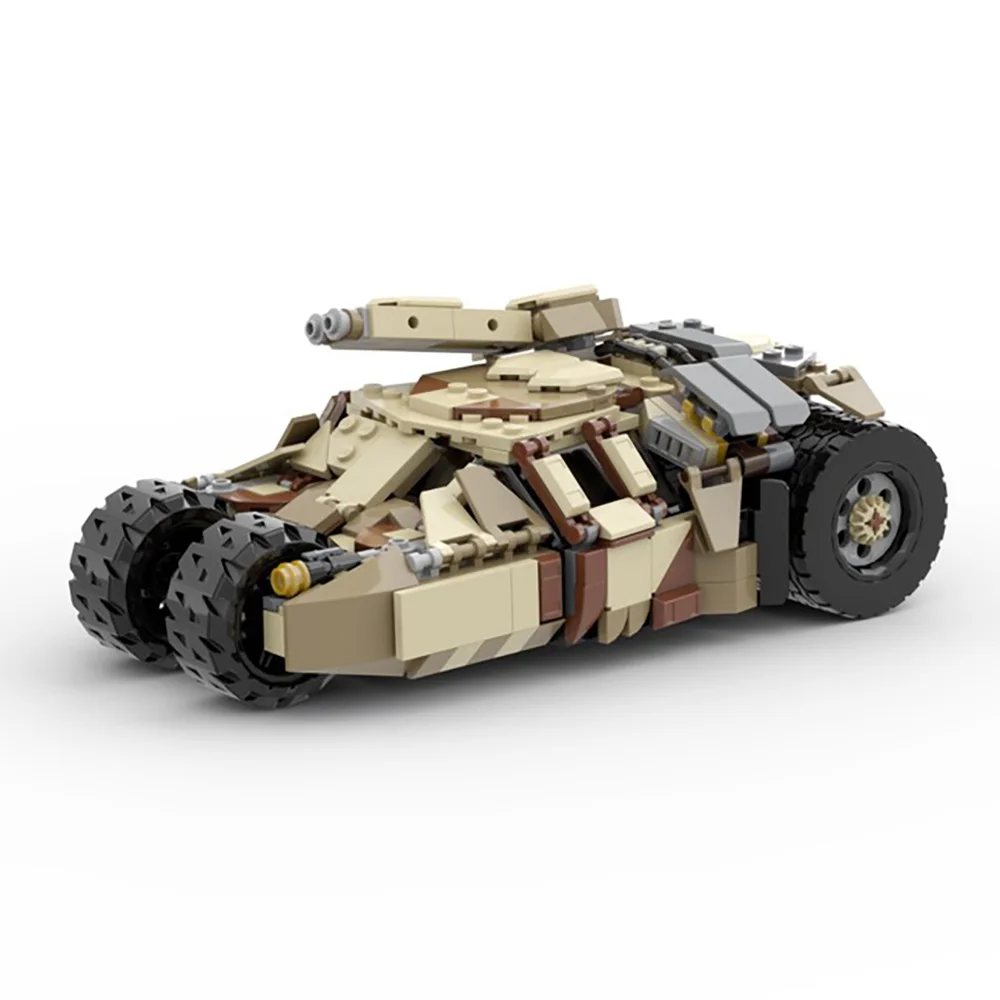 

Конструктор MOC Бэтмобиль-Тумблер: Классическая модель автомобиля для городских гонок, детская игрушка, подарок, технологичные строительные блоки