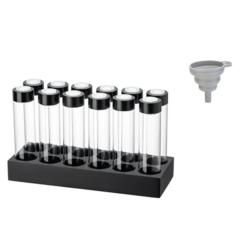 

【BRAND NEW】Airtight Sealed Single Dose Glass Jar Container With Borosilicate Aroma Valve 12 Holes Espresso Coffee Beans