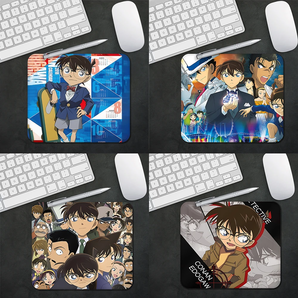 Cute anime Detective Conan Gaming Mouse Pad XS Small Mousepad For PC Gamer Desktop Decoration Office Mouse Mat Deskmat Rug