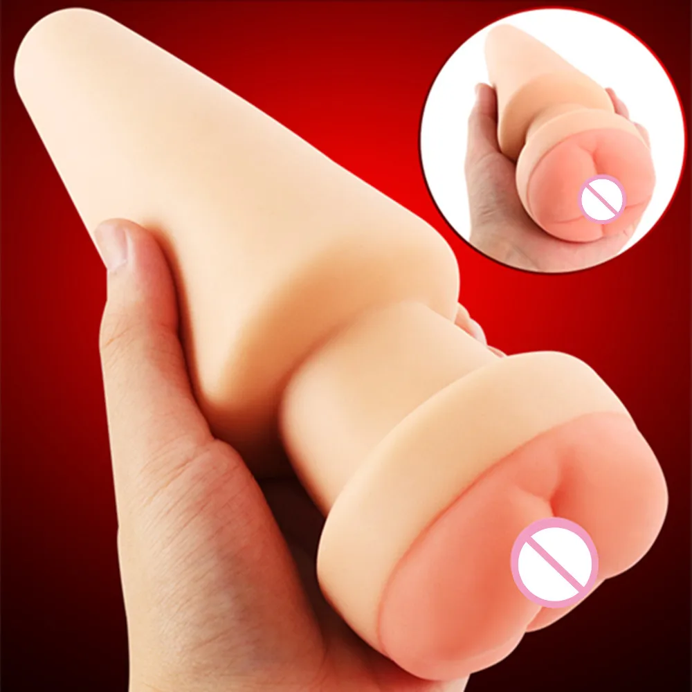 2 in 1 Pocket Pussy Artificial Vagina Onahole Male Masturbator Dildo Anal Plug Men's Adult Goods Erotic Toys Sexy Shop Products