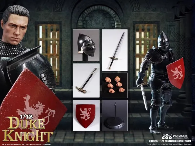 1/12 COOMODEL PE015 Palm Imperial Series Duke's Knight Full Set Moveable Action Figure Gift For Fans Collect