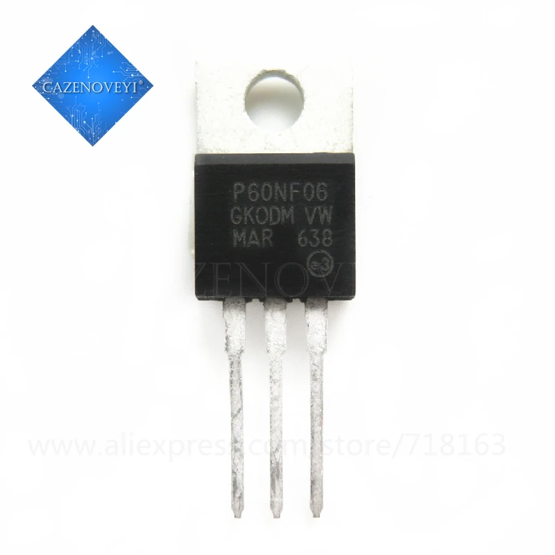 10pcs/lot STP60NF06L STP60NF06 P60NF06 60NF06 TO-220 In Stock