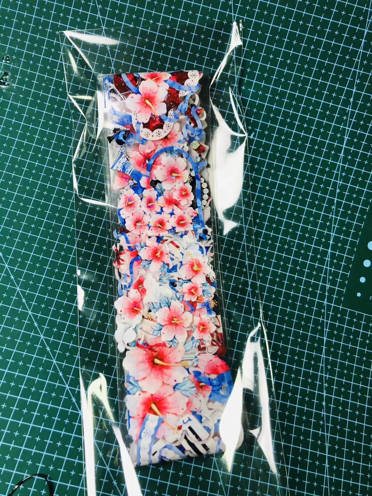 10.16 Stock Clear – 1 Loop Flower Girl Washi Shiny PET Tape