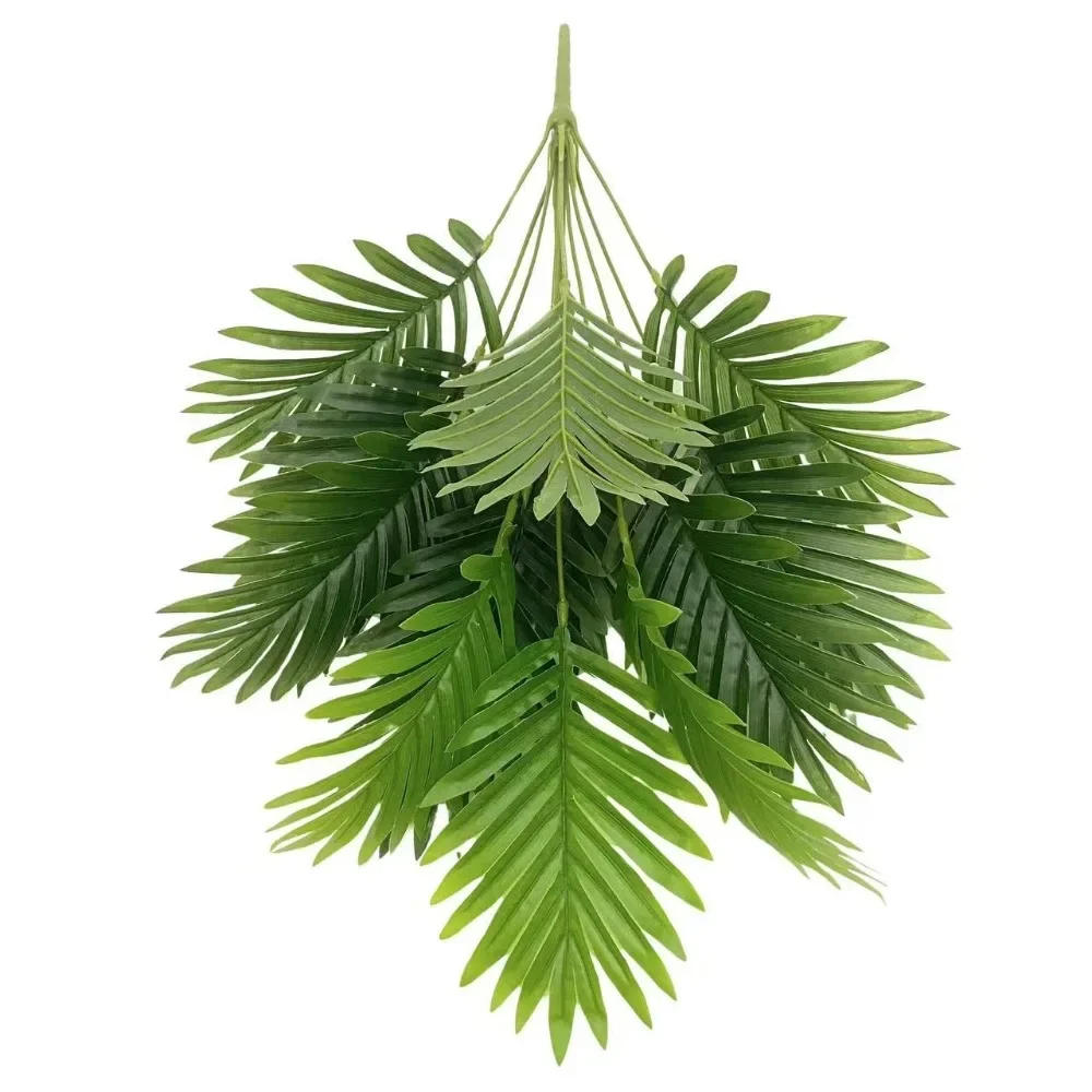 Nuevo Palmera Artificial de 12/18/24 cabezas, palmera Artificial verde de plástico, plantas artificiales grandes para decoración del hogar y la boda