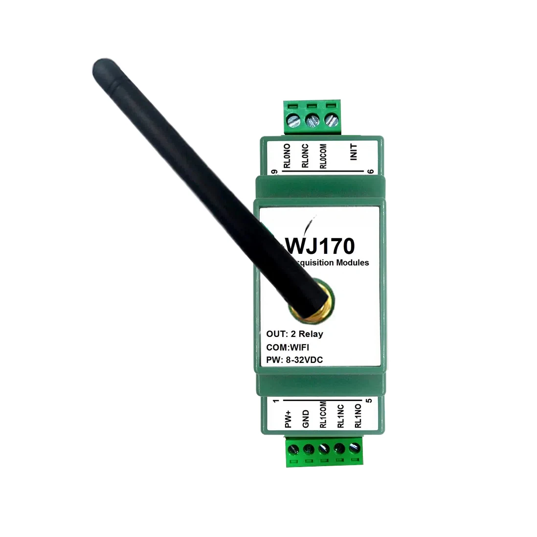 2 relai lakukan Output Modbus TCP dan MQTTWiFi modul Server UDP