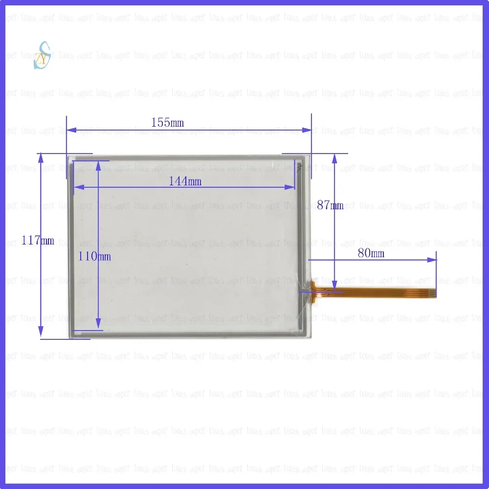 ZhiYuSun use 155*117 NEW 6 inch 155mm*117mm 4 wire Universal LCD Touch Screen Panel Digitizer CAR GPS this is compatible